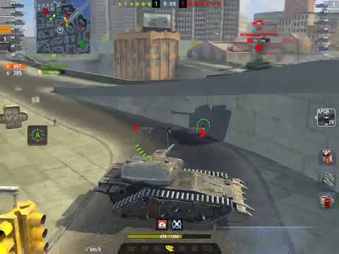 WoT Blitz deutsch, Port Bay neue Karte mit dem Gravedigger