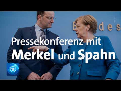 Live: Kanzlerin Merkel und Gesundheitsminister Spahn zu Coronavirus