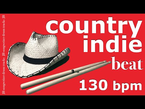Country Indie Drum Beat 130 bpm 🥁 Drum Backing Track 🥁 #44