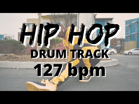 FREE DRUM TRACK I 127 BPM I 4/4 Drum Track Metronome I Drum loop I Hip Hop Drum Track
