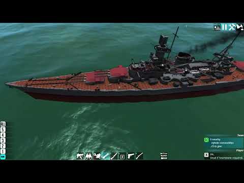 Let's Play: From the Depths (Finest Hour Campagin): Ep30: Battleship Cut down the hull/Armour Belt!