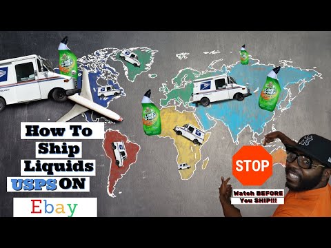 How To SHIP Liquids USPS On Ebay The RIGHT Way (Liquid soap & Bottles)