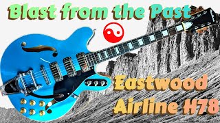 Video thumbnail for Eastwood Airline H78 Metallic Blue Review and Demo by Boechler Guitars and Repair