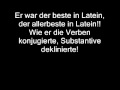 Wise Guys - Latein (Lyrics) 