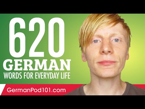 380 German Words for Everyday Life Basic Vocabulary 19