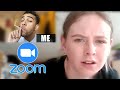 SNEAKING In Online High School Classes ZOOM PRANK