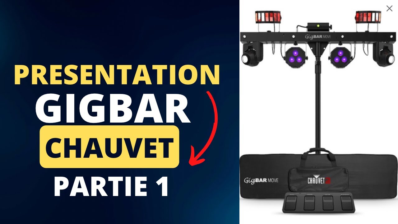 BARRE DE LUMIERE DJ – CHAUVET GIG BAR MOVE ILS