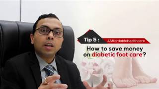 How to save money on diabetic foot care? | Health Tips | Affordable Healthcare | Dr.Pradeep Gadge