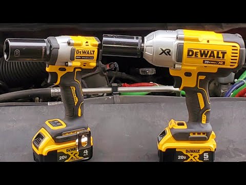 "New" Dewalt Atomic 4 Mode Impact Wrench 1/2 Hog Ring Anvil, Testing and Comparison