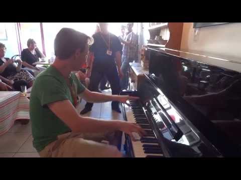 Live Music : 2013 UK Boogie Woogie Festival : Lasse Jensen {greatly enjoyed by Bob Seeley}