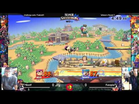 FADC3 - Miiself (Ness) Vs. Funsplat (Mario, Little Mac) - WR3