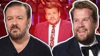 James Corden Blatantly Steals Joke From Ricky Gervais