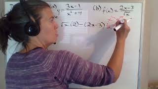 Quotient Rule Examples