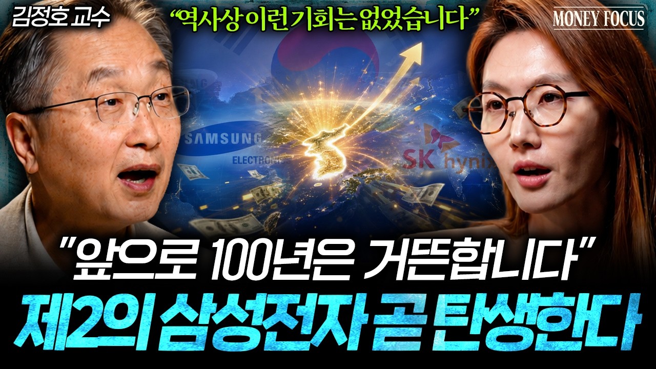 "아무도 예상하지 못했다" 100년 만에 떼돈 벌 기회가 한국에 찾아왔습니다 (김정호 교수 2부) I 머니포커스