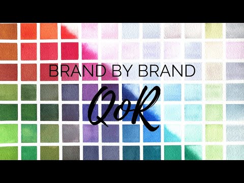 Brand by Brand: QoR | Watercolor Palette Series