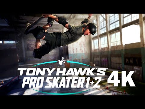 Tony Hawk's Pro Skater 1 + 2 Warehouse Demo (4K Gameplay)