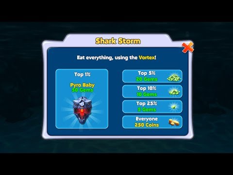 Shark Storm New Live Event (Win Pyro Baby) - Hungry Shark Evolution