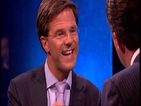 Sven Kockelmann interviewt de lijsttrekker van de VVD Mark Rutte (2010)