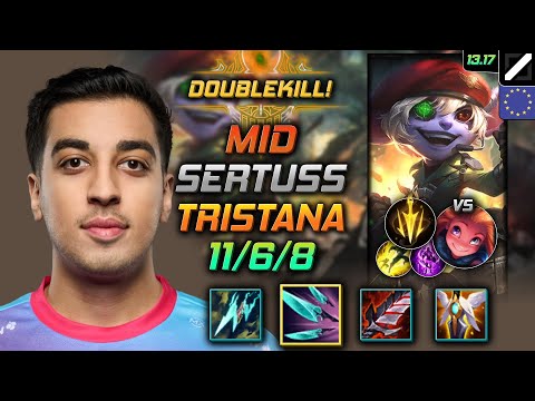 Tristana Mid Build Sertuss Navori Quickblades Lethal Tempo - LOL EUW Challenger Patch 13.17