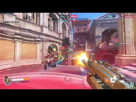 Sticking a flying mercy from far and then having a stroke | Overwatch 2