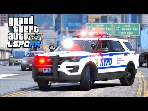 Highway Patrol Garbage Truck Chase in GTA 5!!