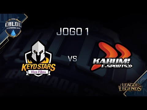 Keyd x KaBuM (S3 - Jogo 1) CBLoL 2016 - 1ª Etapa
