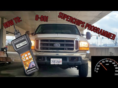 2000 Ford F250 Superchips Programmer/Tuner | Programming And 0-60! | Ford Powerstroke