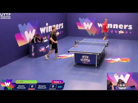 WINners CUP table 1 23.09 Zhurba Aleksandr - Skripnik Aleksandr 19:30