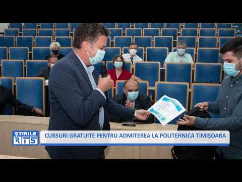 CURSURI GRATUITE PENTRU ADMITEREA LA POLITEHNICA TIMIȘOARA