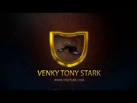 Gold logo Intro Video | Free After Effects Template | Venky Tony Stark