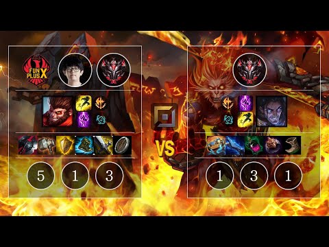 FPX GimGoon Wukong vs Sylas Top - KR GrandMaster Patch 10.11