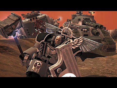 Unification Mod | Rogal Dorn & Mega TANKS vs Chaos Daemons! - Warhammer 40K Dawn of War: Soulstorm