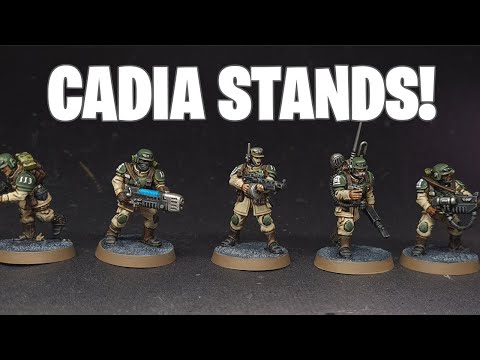 How to Paint New Cadian Shock Troopers
