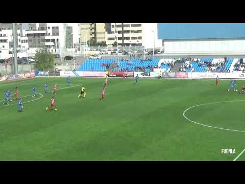 J.9 CF FUENLABRADA 2-0 ATLÉTICO DE MADRID B. Resumen