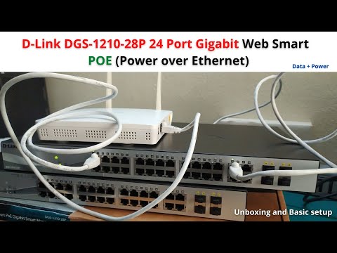 D link dgs 1210 28 ports, lan  capable, grey