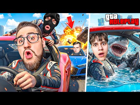 ДОЙДИ ДО КОНЦА = 20.000.000$ ТВОИ! 4 ИСПЫТАНИЯ vs 5 УЧАСТНИКОВ! ГОНКИ на ВЫБЫВАНИЕ! (GTA 5 RP)