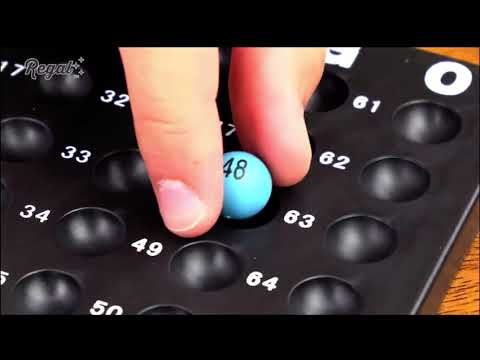 Regal Games - Deluxe Bingo Set - Includes Bingo Cage, Master Board, Mixed Cards, 75 Calling Balls,