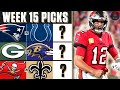 Picks for EVERY BIG Week 15 NFL Game | Picks to Win, Best Bets, & MORE | CBS Sports HQ