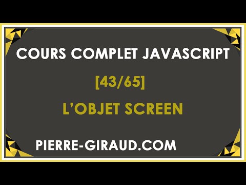COURS COMPLET JAVASCRIPT 1 65 Présentation du cours JavaScript