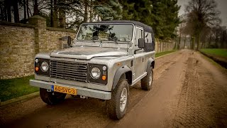 preview picture of video 'Bare aluminium Land Rover 90 3,9 V8 injection automatic'