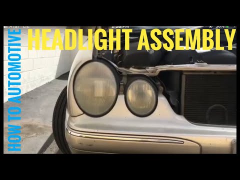 Step-By-Step Guide To Replacing The Headlight Assembly On A 2000-2003 Mercedes E320 W210.