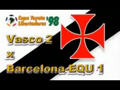 1998 - Copa Libertadores: Barcelona-EQU 1 x 2 Vasco (2º jogo da final)