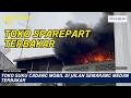 Toko Suku Cadang Mobil di Jalan Semarang Medan Terbakar