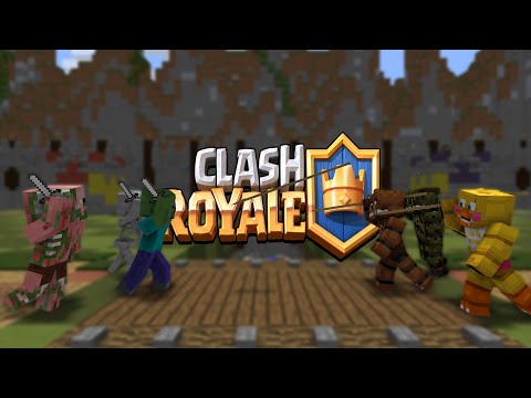 FNAF vs Mobs: Clash Royale Challenge - Monster School (Five Nights At Freddy's)
