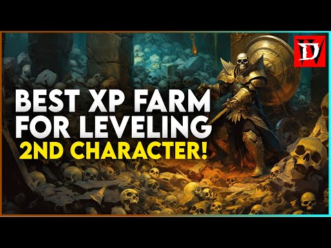 BEST XP FARM FOR LEVELING A 2ND CHARACTER SOLO IN DIABLO 4!