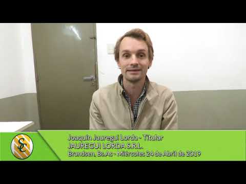 24-04-19 - Joaquín Jauregui Lorda - Titular - Jauregui Lorda S.R.L. - Brandsen