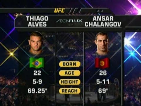 Thiago Alves vs Ansar Chalangov full fight