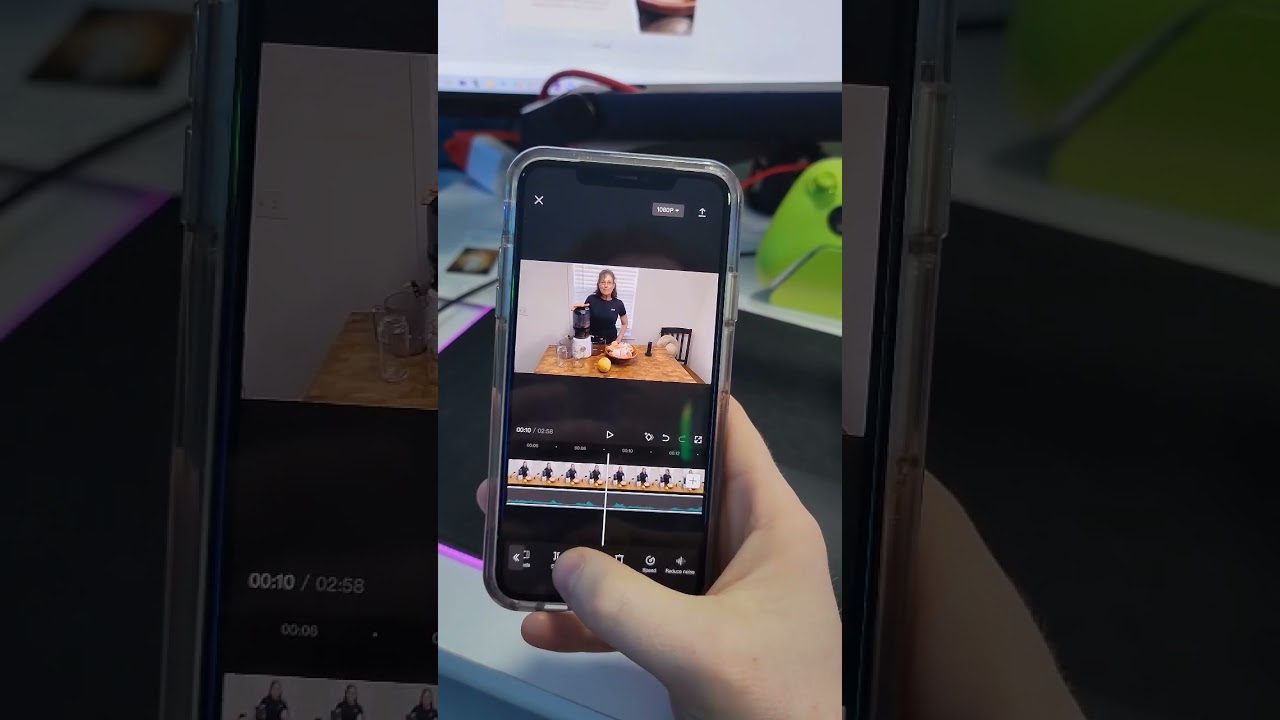 REMOVING BACKGROUND NOISE IN #CAPCUT 🤔💡