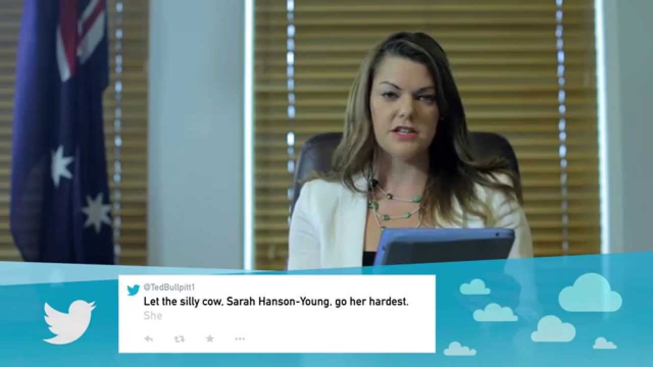 Watching This Aussie Politician Read Her Own Hate Mail Is Awesome