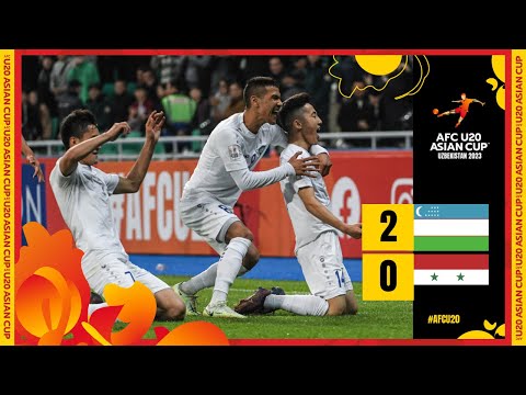 #AFCU20 - Group A | Uzbekistan 2 - 0 Syria